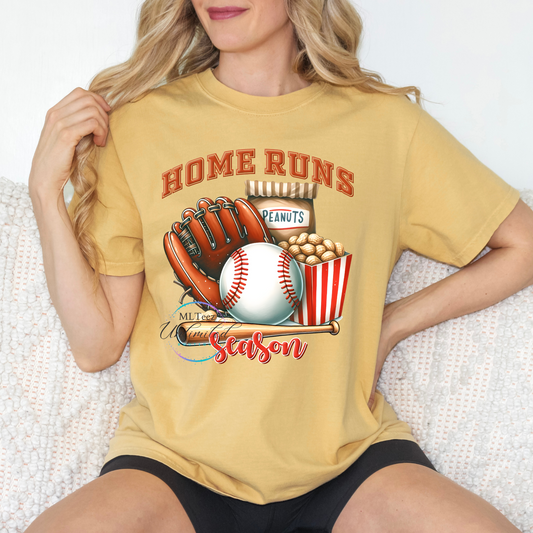 Home Runs Season (Baseball) DTF Direct To Film