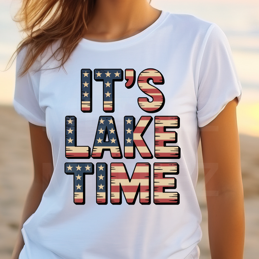 It's Lake Time (1) DTF Direct To Film