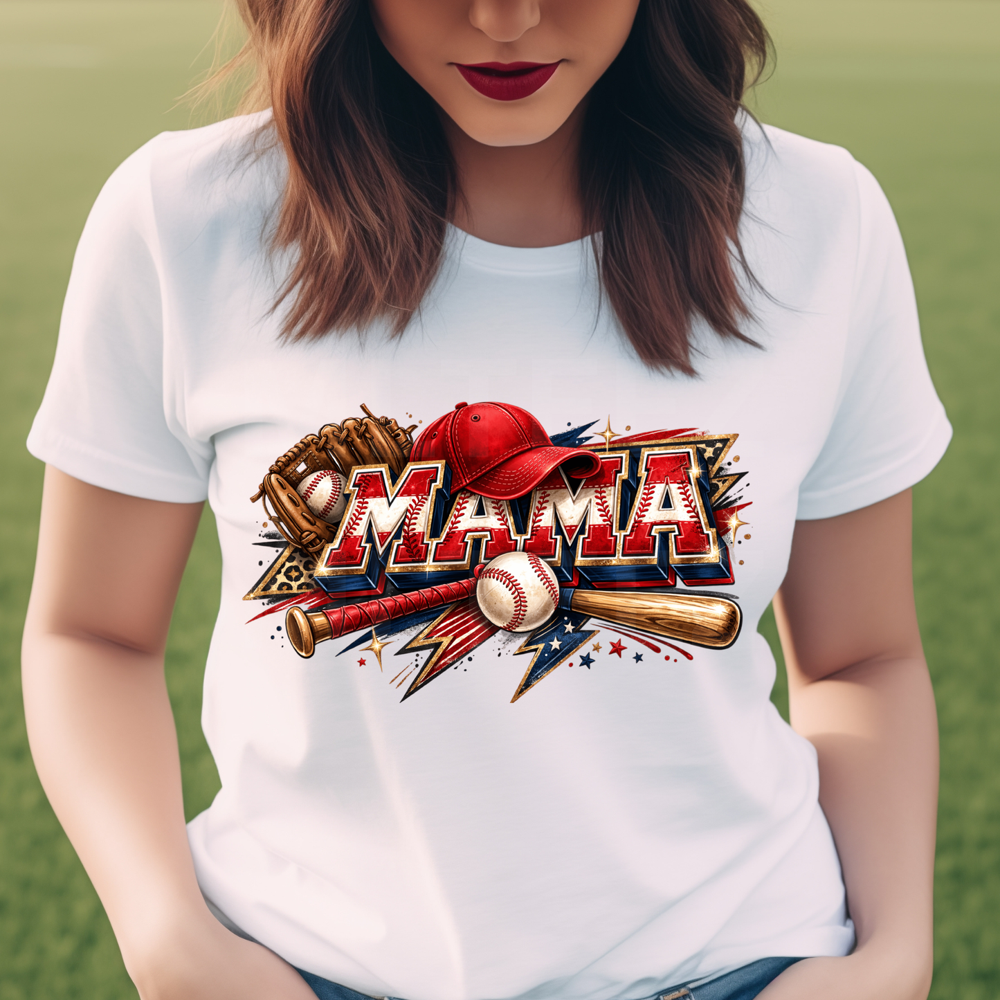 Mama (Baseball) (23) DTF Direct To Film