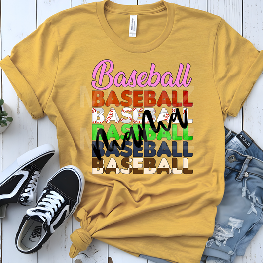 Baseball Mama (12) DTF Direct To Film