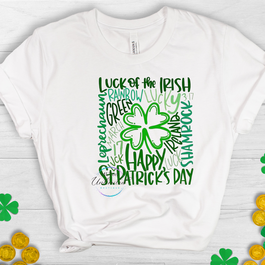 Luck Of The Irish St. Patrick's Day DTF Direct To Film