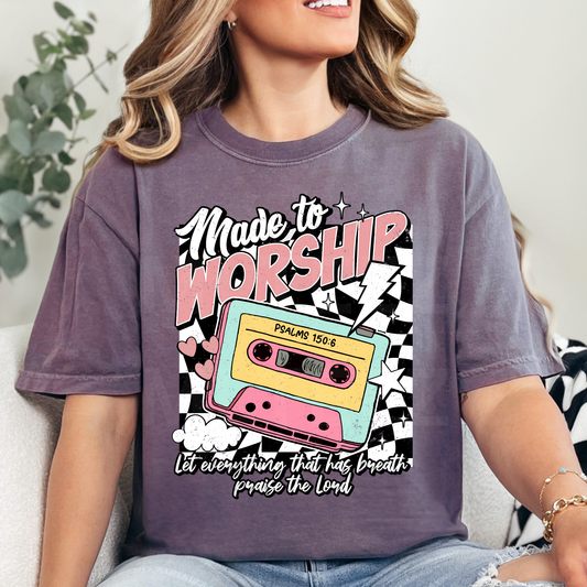 Made To Worship (3) DTF Direct to Film