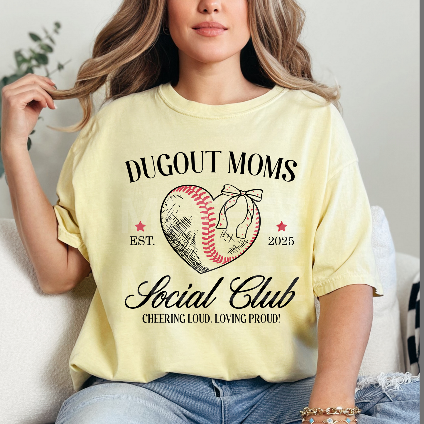 Dugout Moms Social Club (Baseball) (1) DTF Direct To Film
