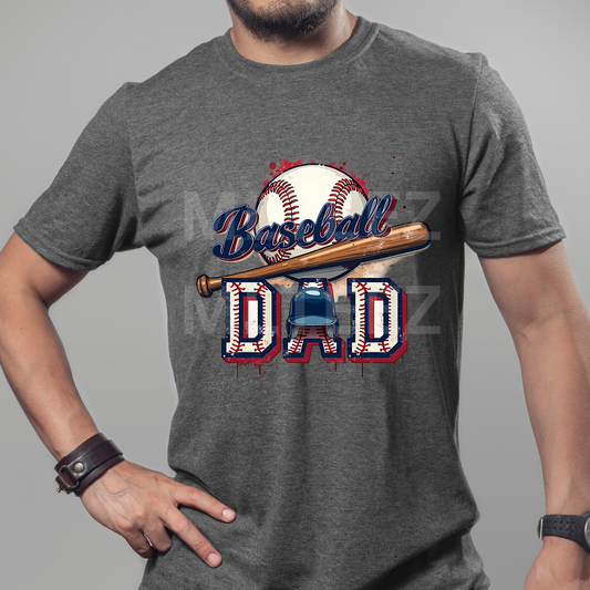 Baseball Dad (8) DTF Direct To Film