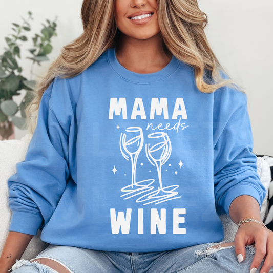 Mama Needs Wine (3) DTF Direct To Film