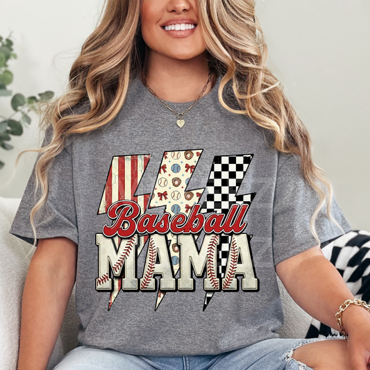 Baseball Mama (30) DTF Direct To Film