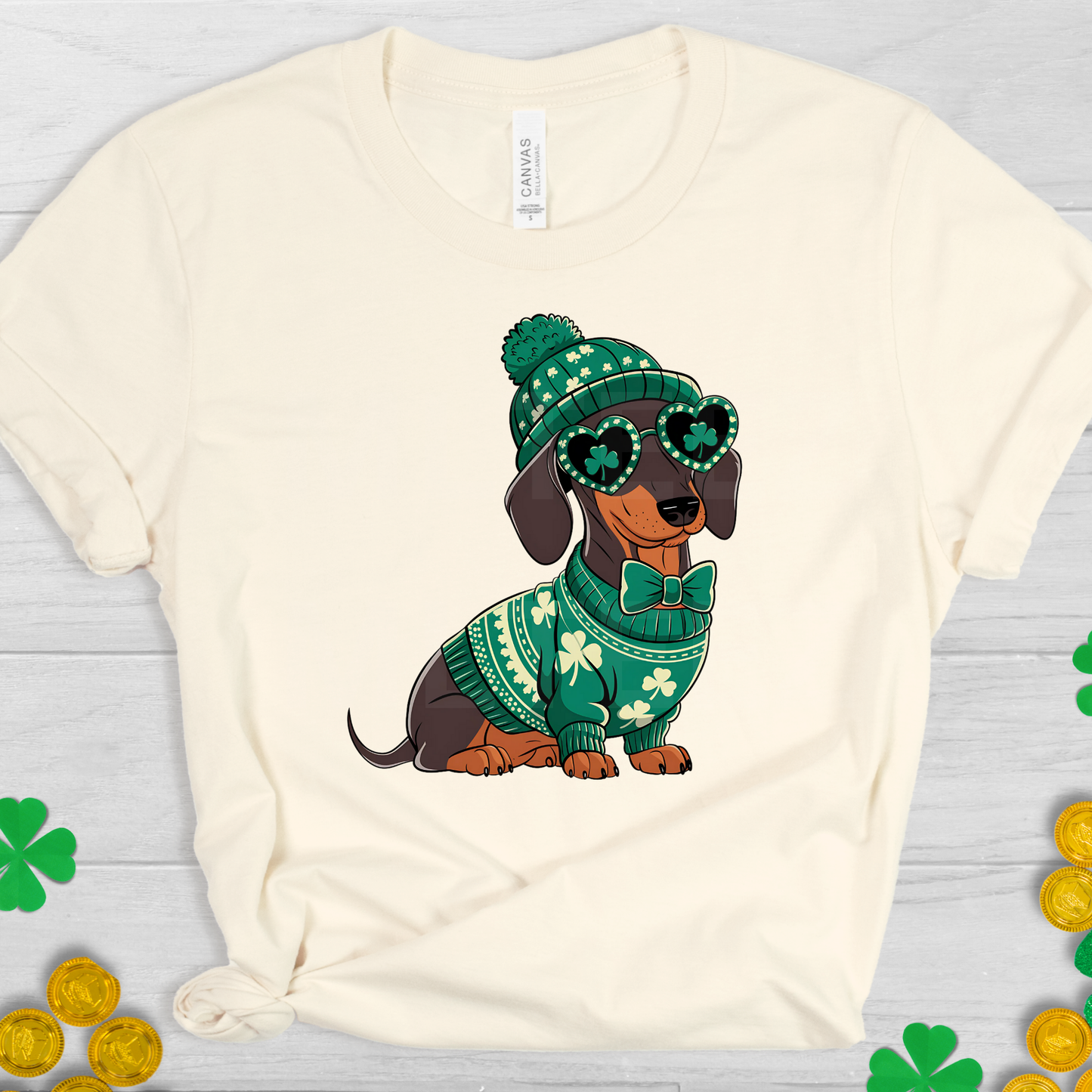 St. Patrick's Day Dog (2) DTF Direct To Film