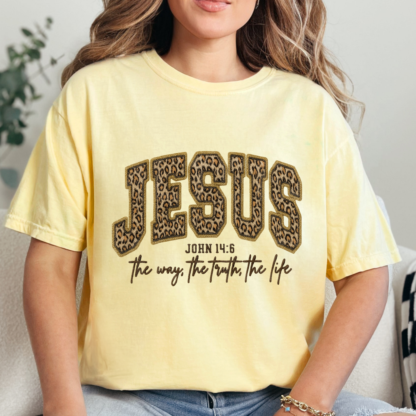 Jesus The Way the Truth the Life (3) DTF Direct to Film