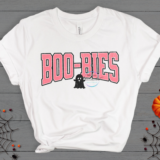 Boo-Bies (Pink/Distressed) DTF Direct To Film