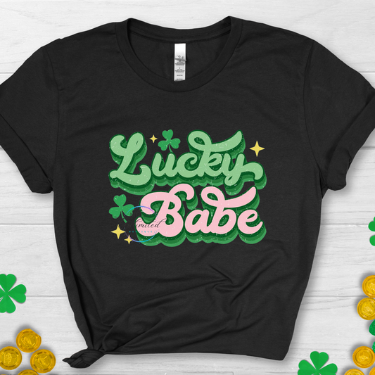 St. Patrick's Day Lucky Babe DTF Direct To Film
