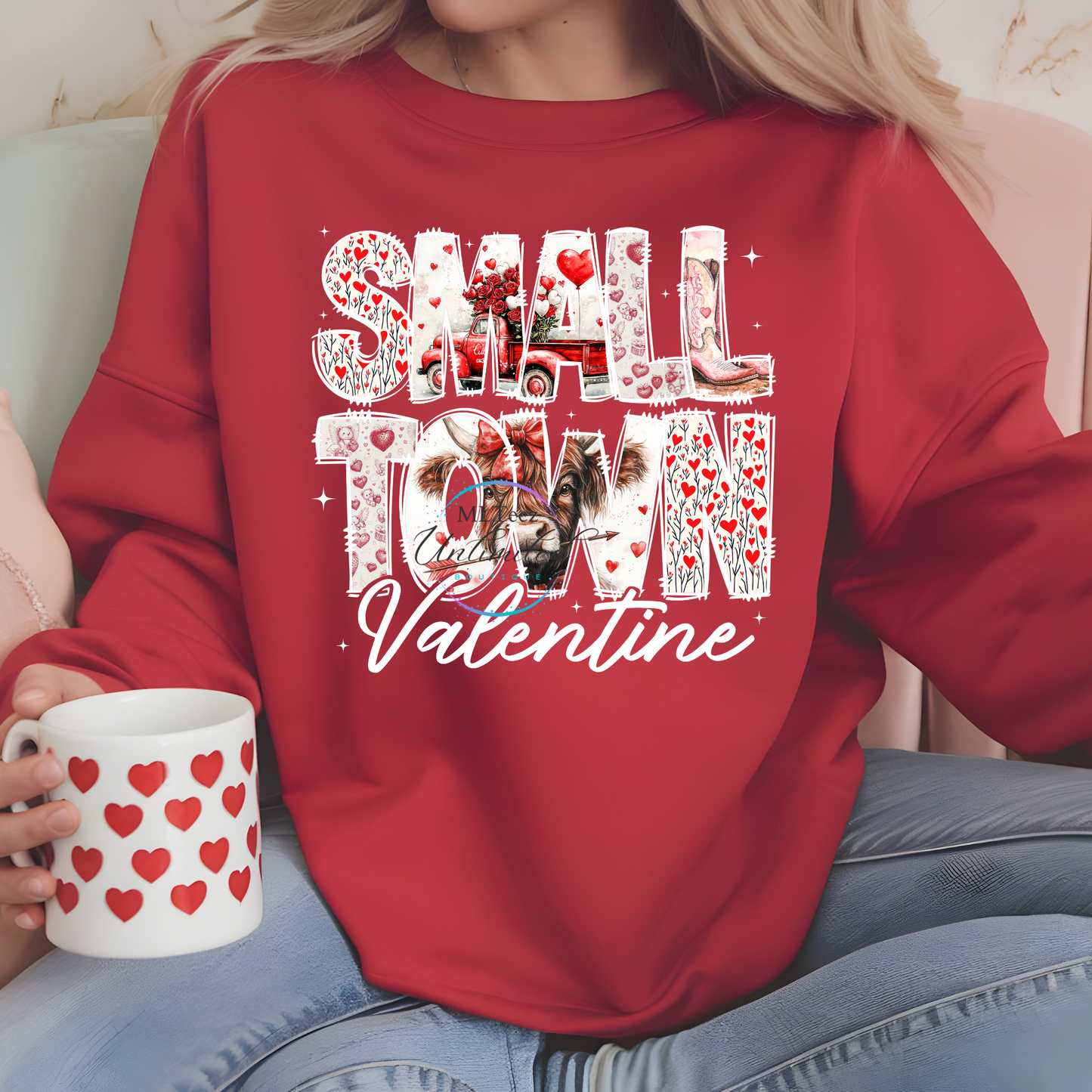Small Town Valentine (1) DTF Direct To Film