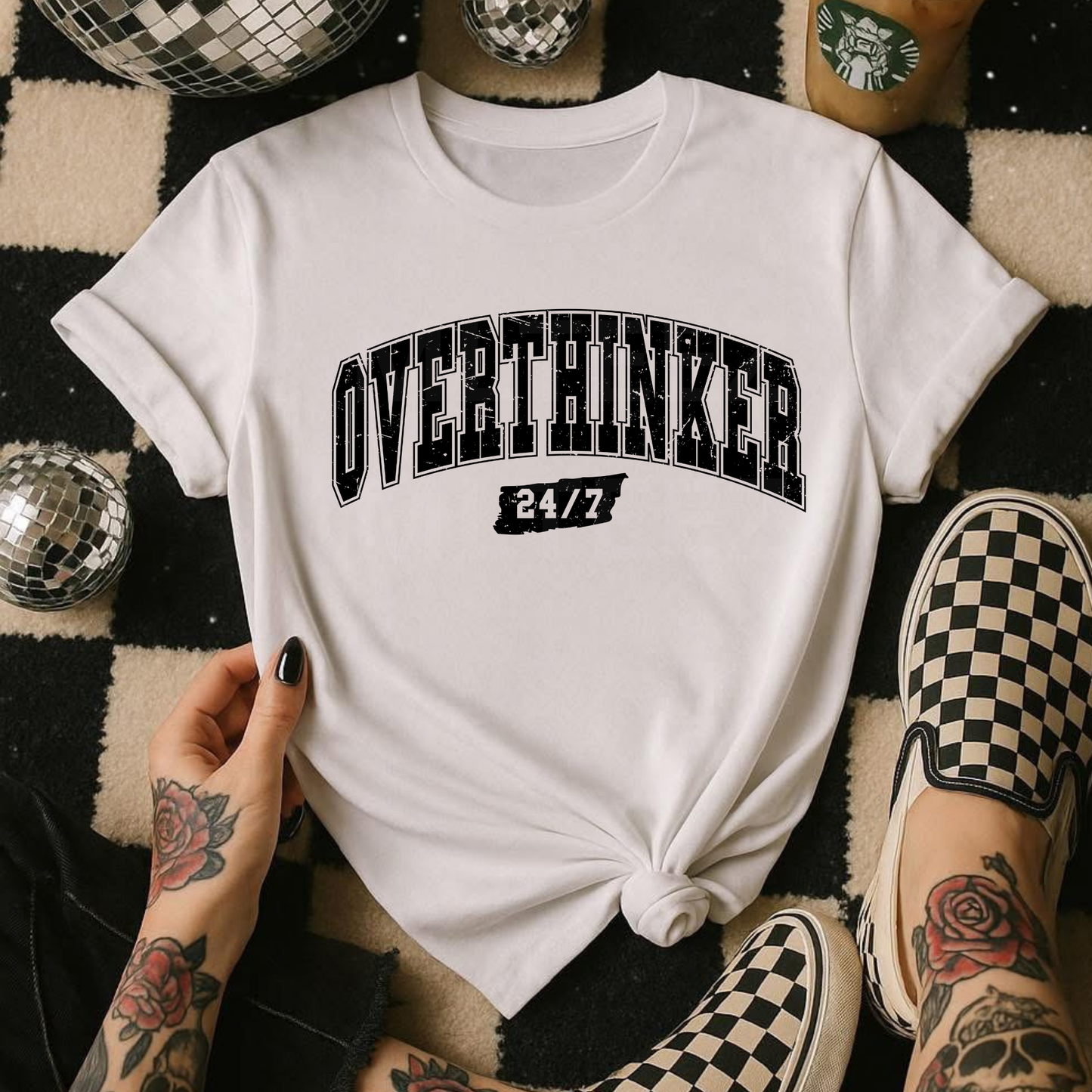 Overthinker 24/7 (3) DTF Direct To Film