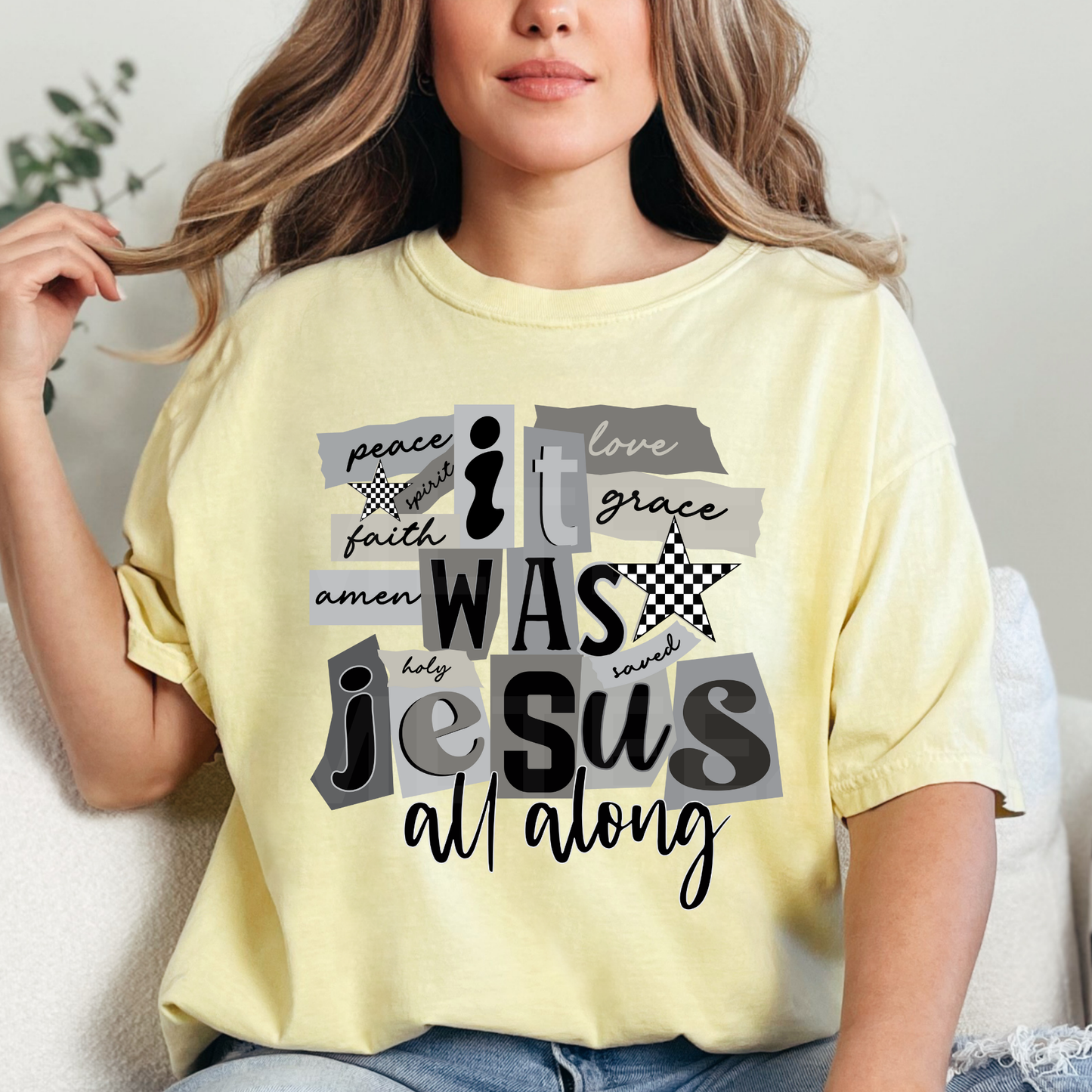 It Was Jesus All Along (2) DTF Direct to Film