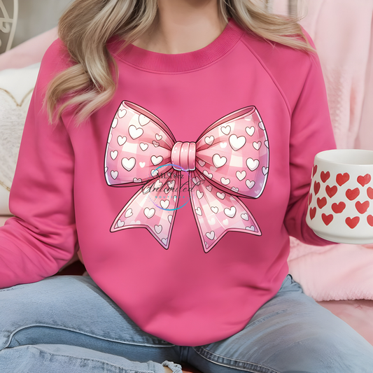 Valentine Bow (33) DTF Direct To Film