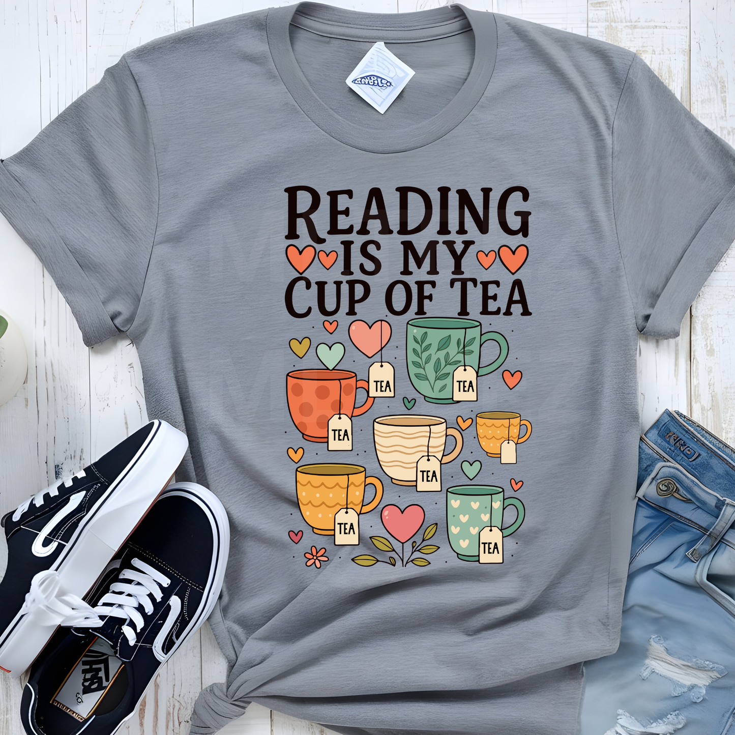 Reading Is My Cup Of Tea (1) DTF Direct To Film