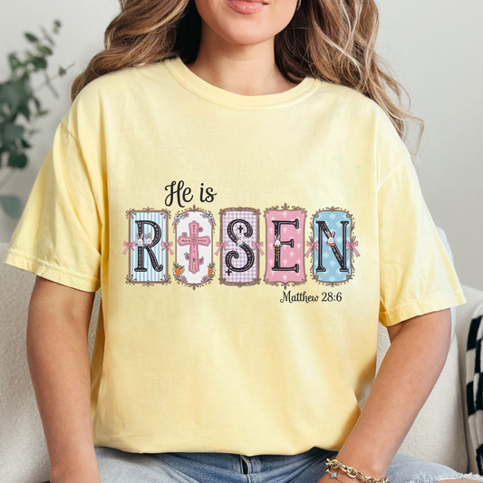 He Is Risen (15) DTF Direct to Film