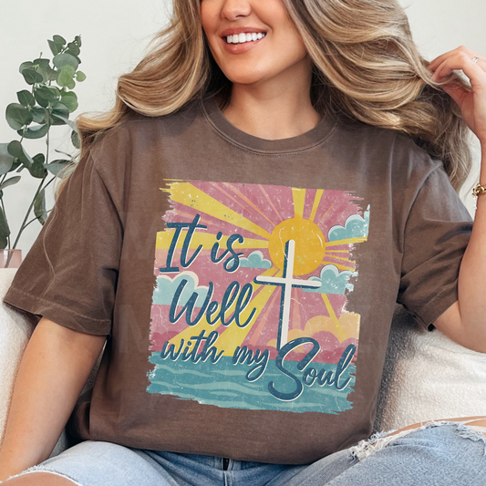 It Is Well With My Soul (1) Christian DTF Direct To Film