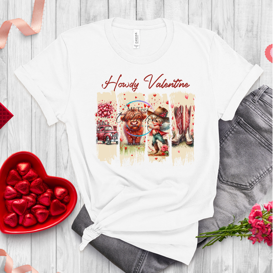 Howdy Valentine (5) DTF Direct To Film