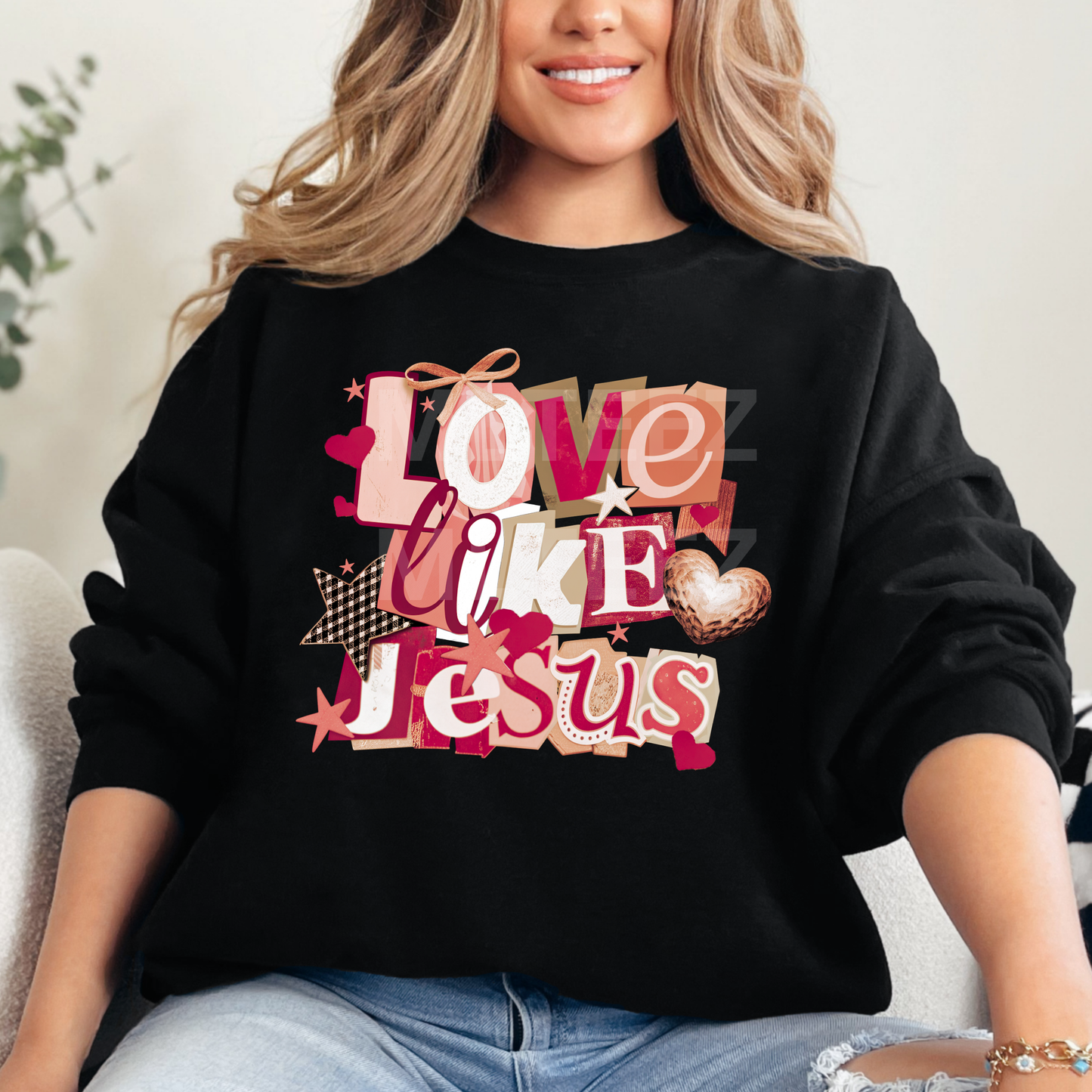 Love Like Jesus (Valentine's Day) (8) DTF Direct to Film