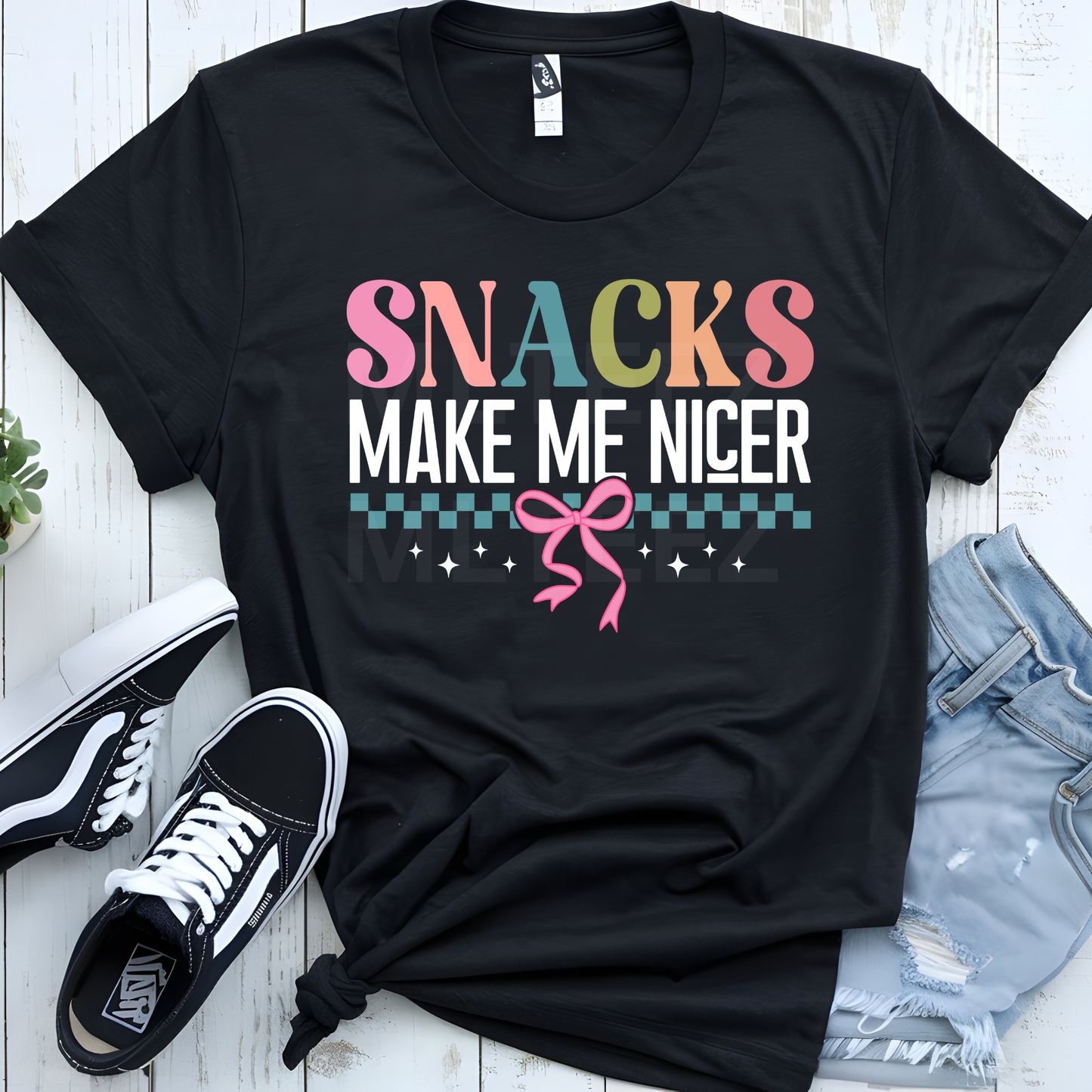 Snacks Make Me Nicer (1) DTF Direct To Film