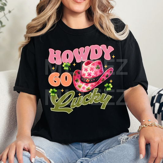 Howdy Go Lucky (1) DTF Direct To Film