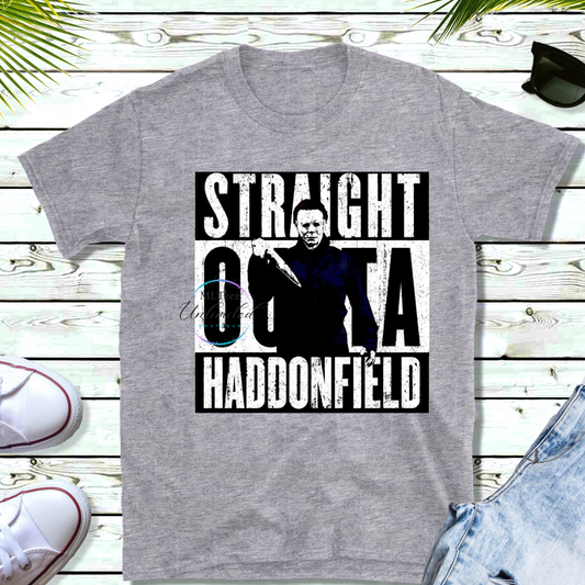 Straight Outta Hadonfield DTF Direct To Film