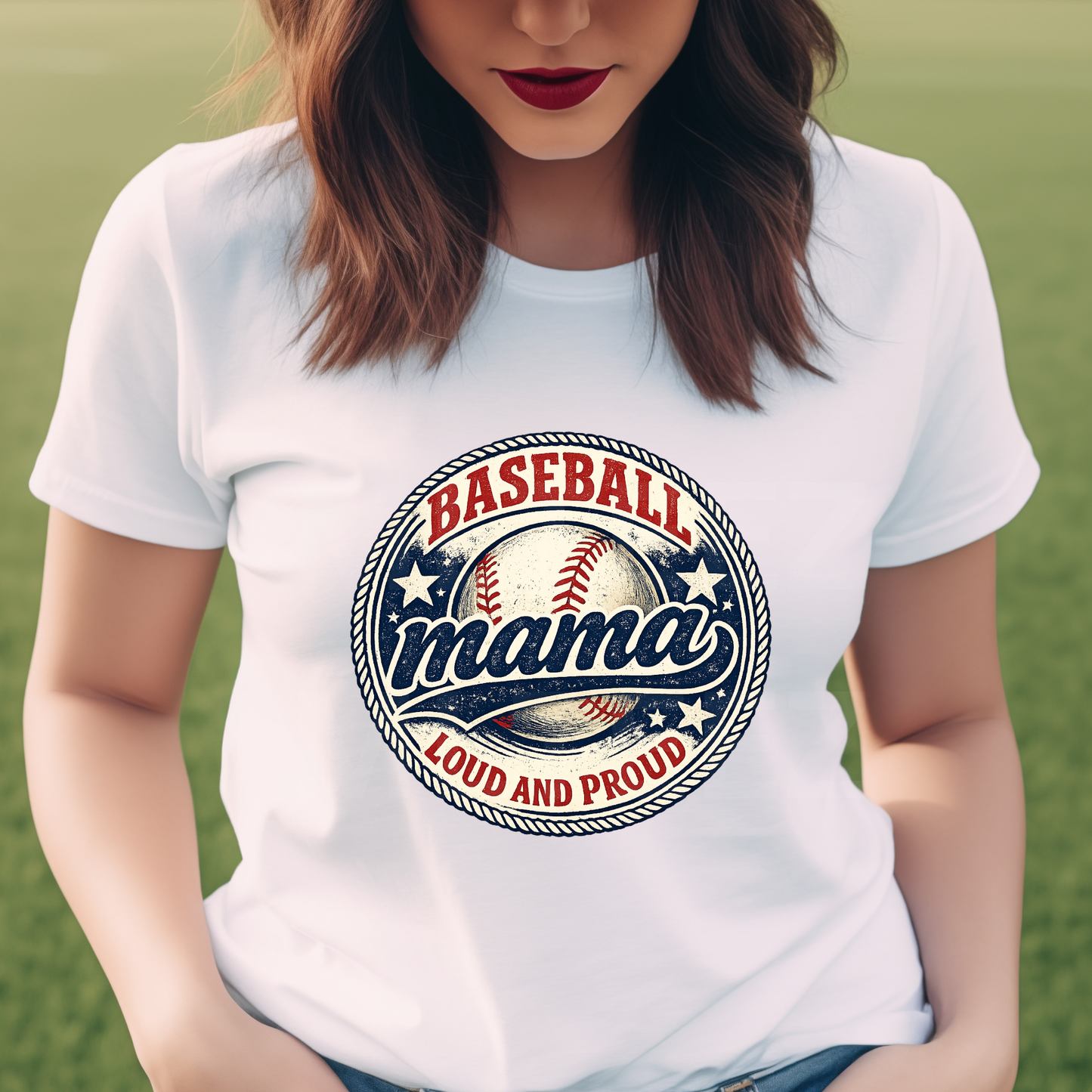 Baseball Mama (42) DTF Direct To Film