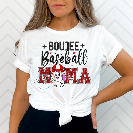 Boujee Baseball Mama DTF Direct To Film