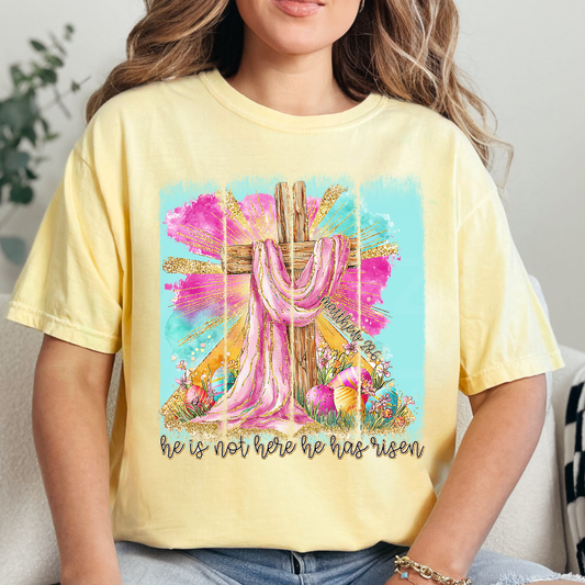 He Is Not Here, He Has Risen (1) DTF Direct to Film