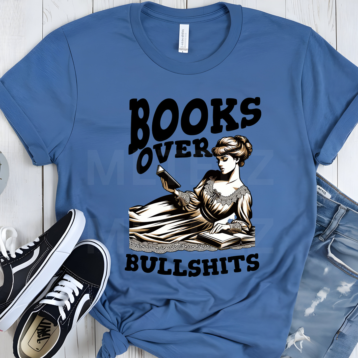 Books Over Bullshits (1) DTF Direct To Film