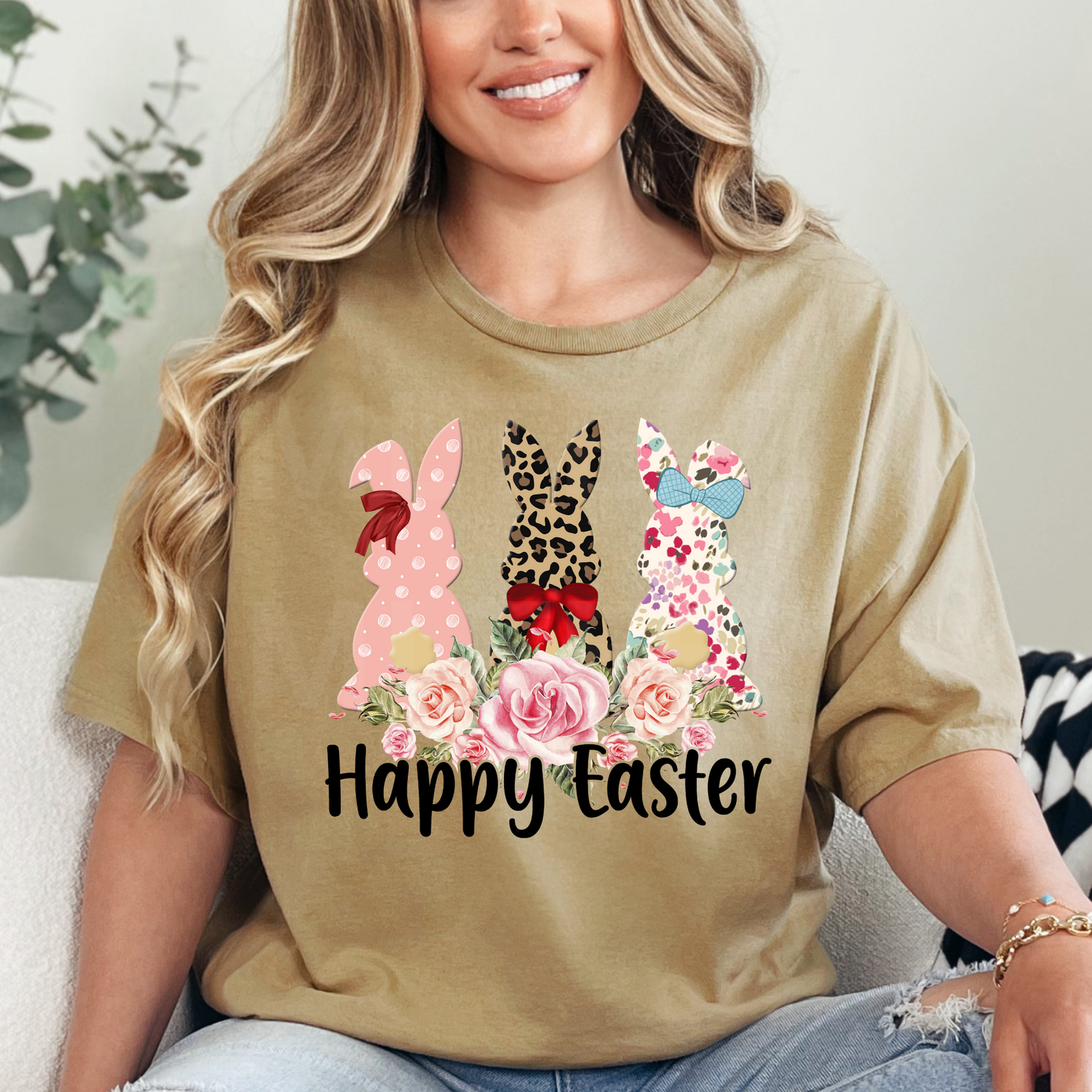 Happy Easter (2) DTF Direct To Film