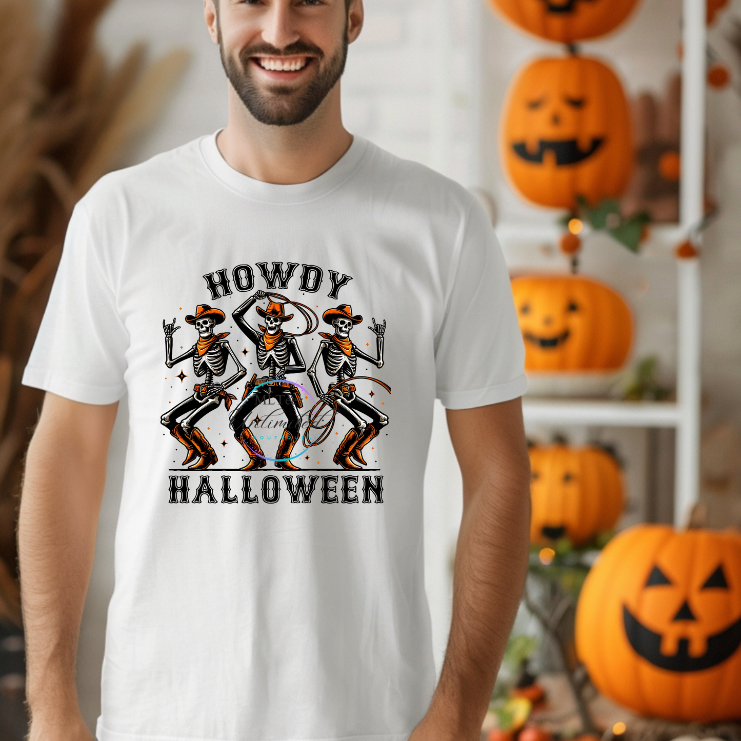 Howdy Halloween (Cowboy Skeletons) DTF Direct To Film