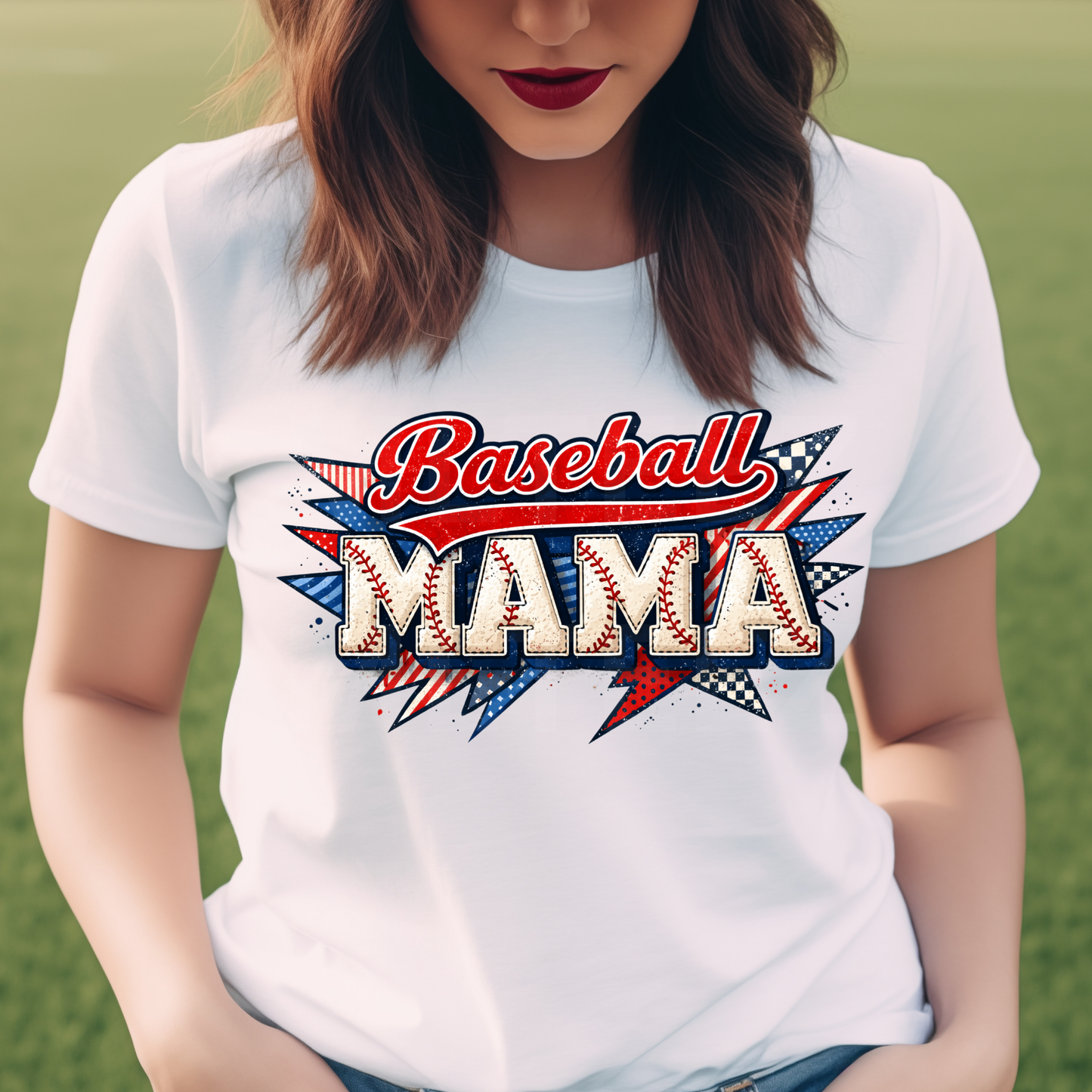 Baseball Mama (43) DTF Direct To Film