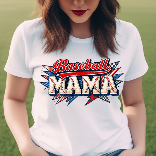 Baseball Mama (43) DTF Direct To Film