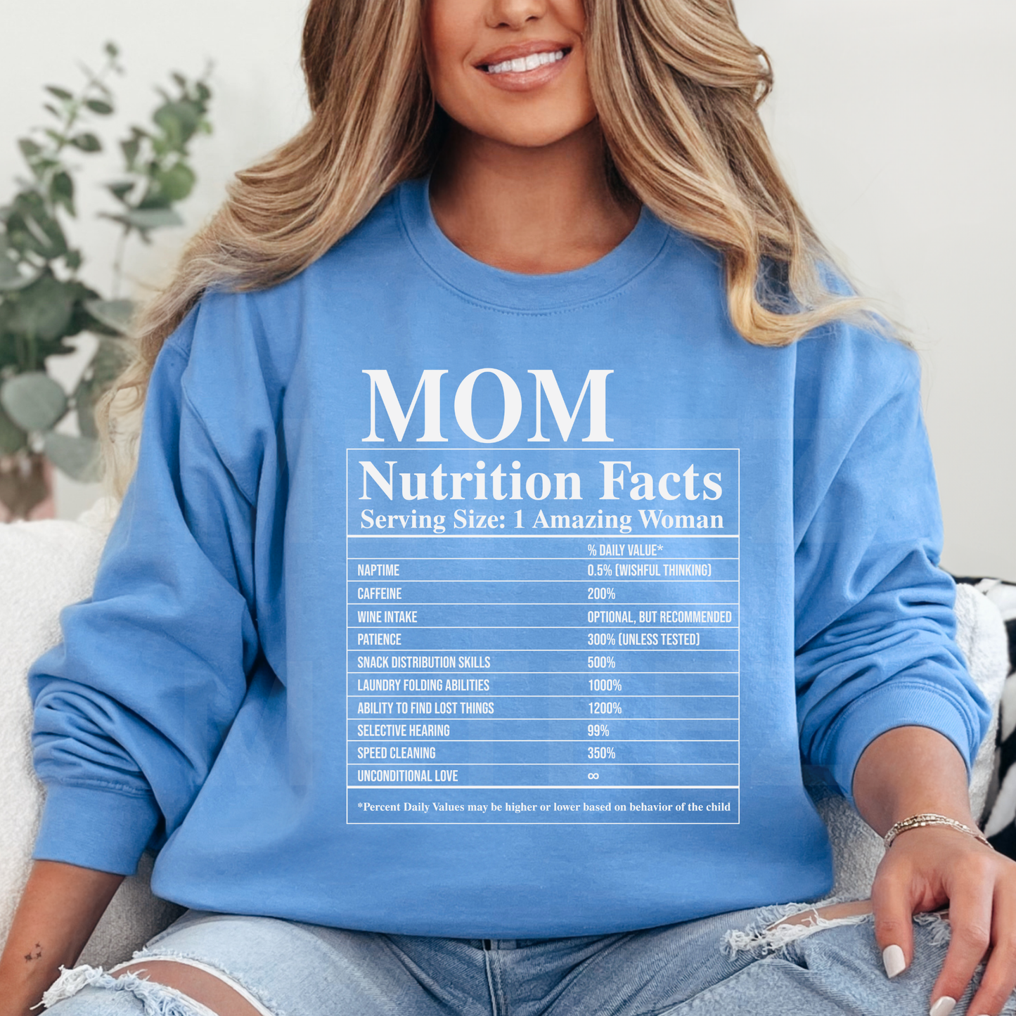 Mom Nutrition Facts (3) DTF Direct To Film