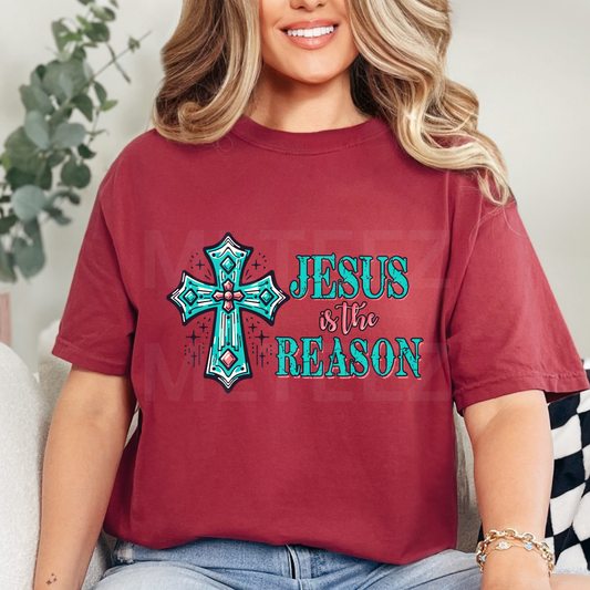 Jesus Is The Reason (1) Christian DTF Direct To Film