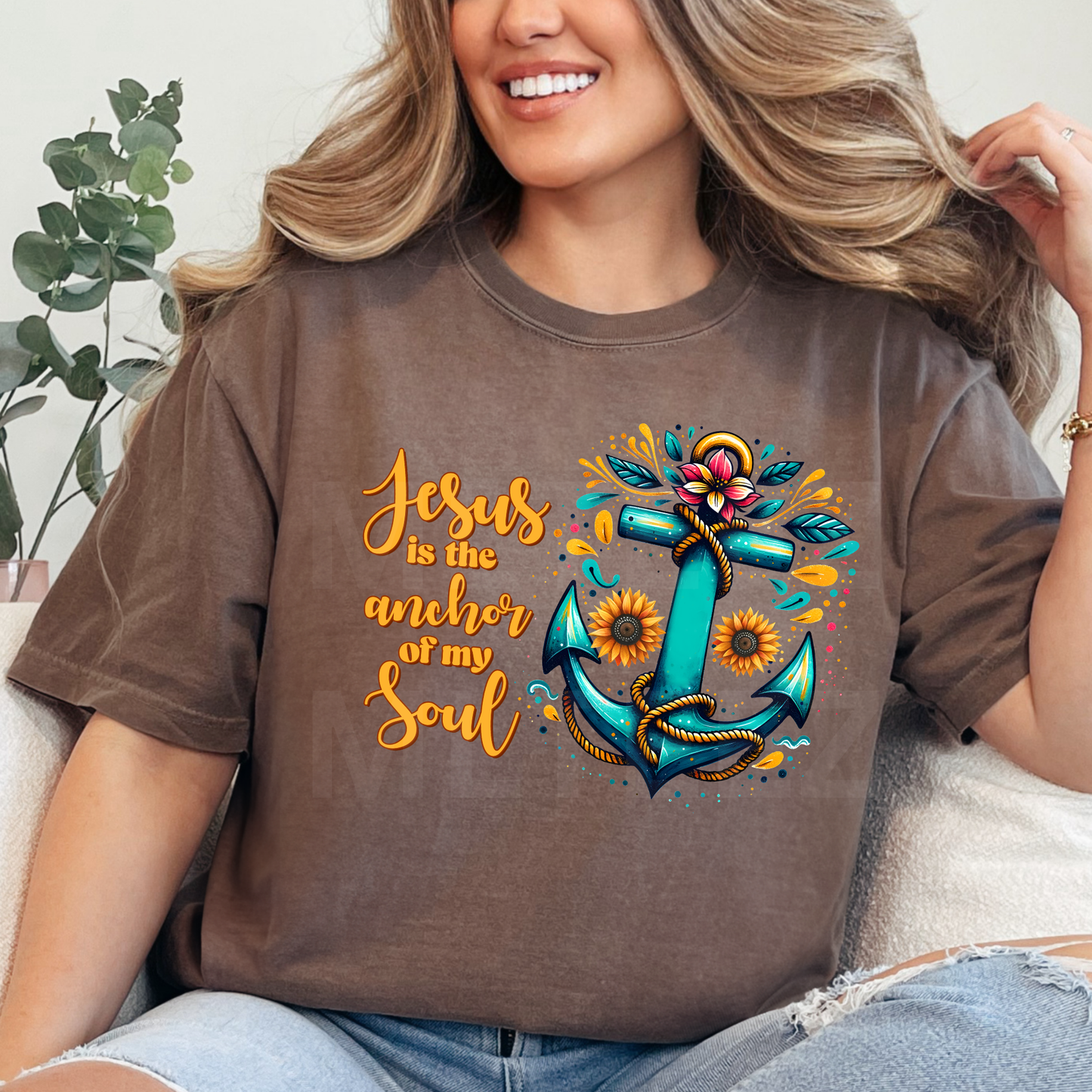 Jesus Is The Anchor Of My Soul (1) Christian DTF Direct To Film