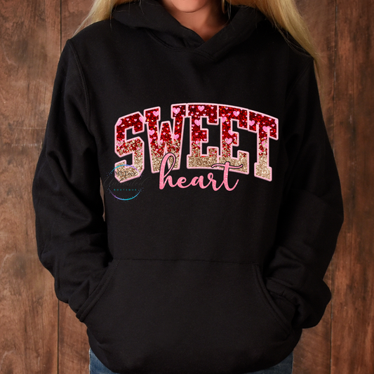 Sweetheart (Glitter Pink & Red) DTF Direct To Film