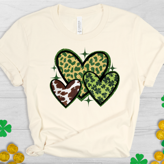 St. Patrick's Day Heart (4) DTF Direct To Film