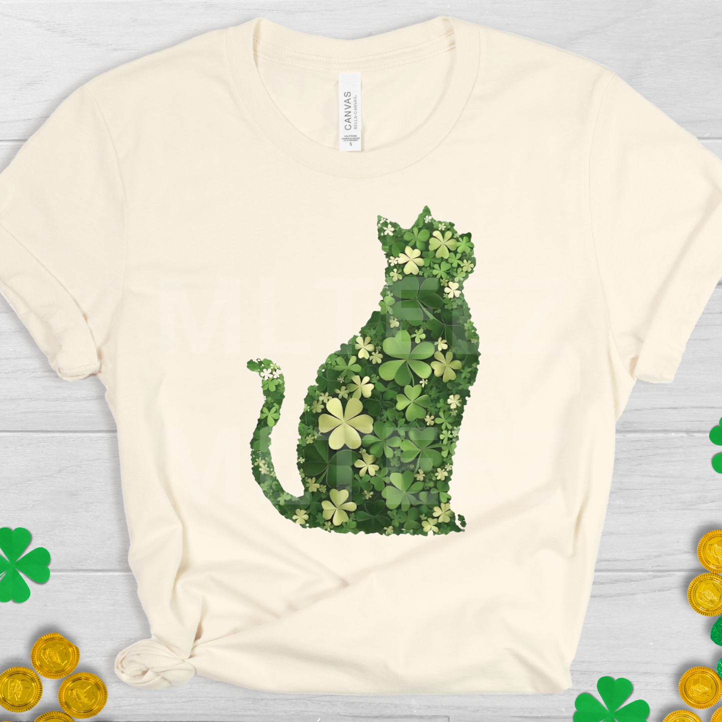 St. Patrick's Day Cat (2) DTF Direct To Film