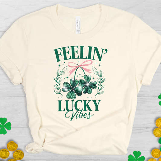 Feelin' Lucky Vibes (1) DTF Direct To Film