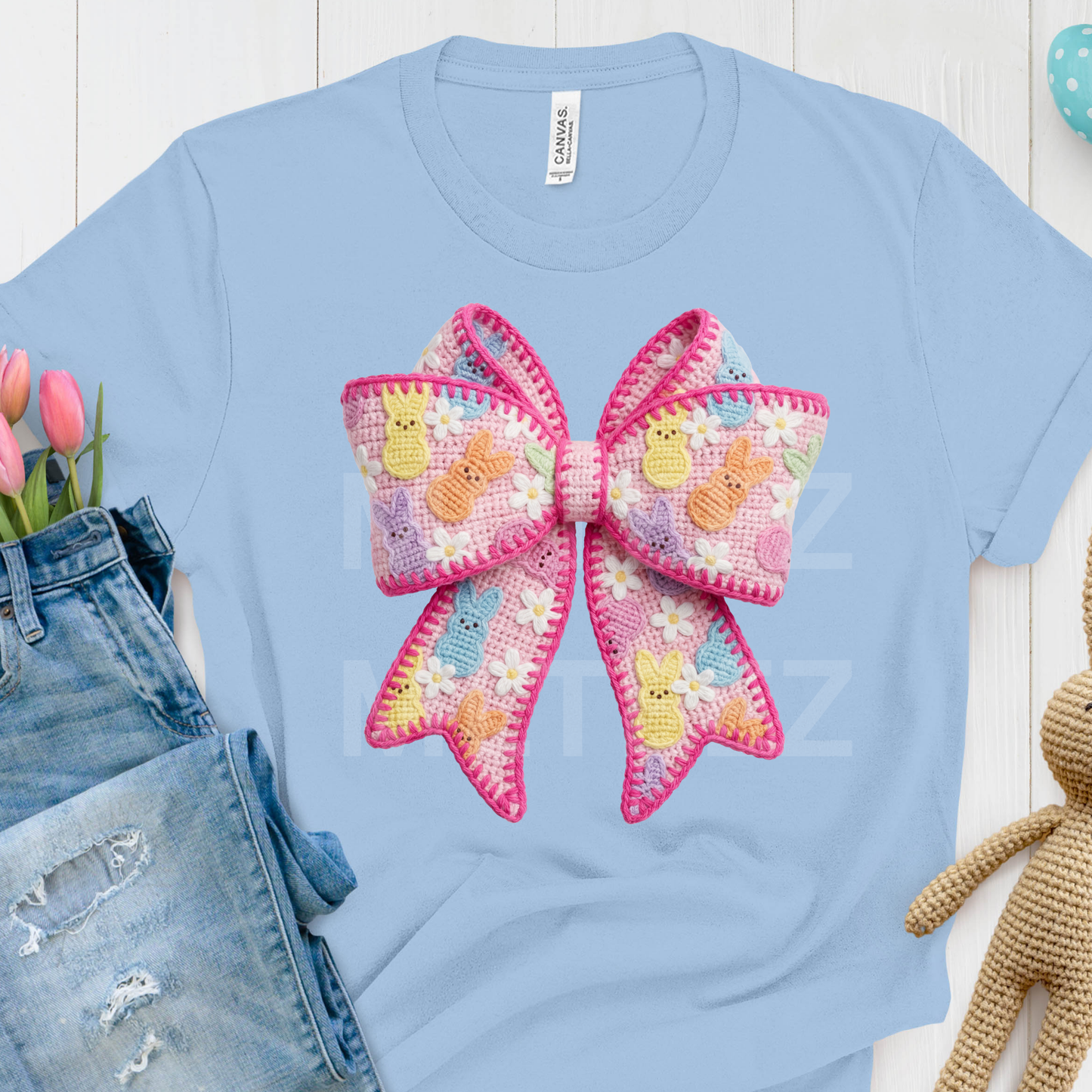 Easter Bow (43) DTF Direct To Film