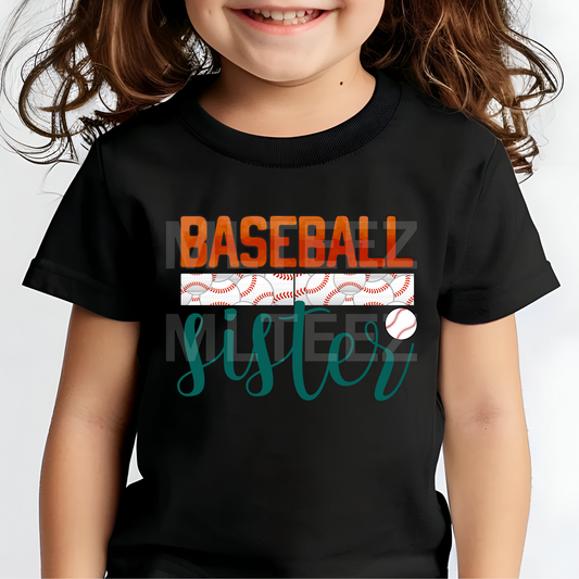 Baseball Sister (2) DTF Direct To Film