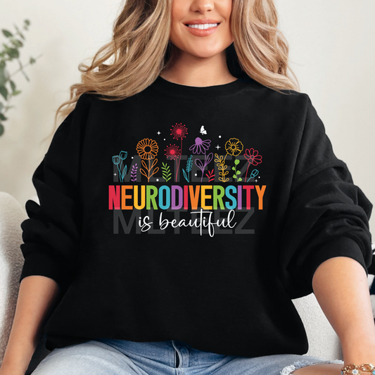 Neurodiversity Is Beautiful (Autism) (1) DTF Direct To Film