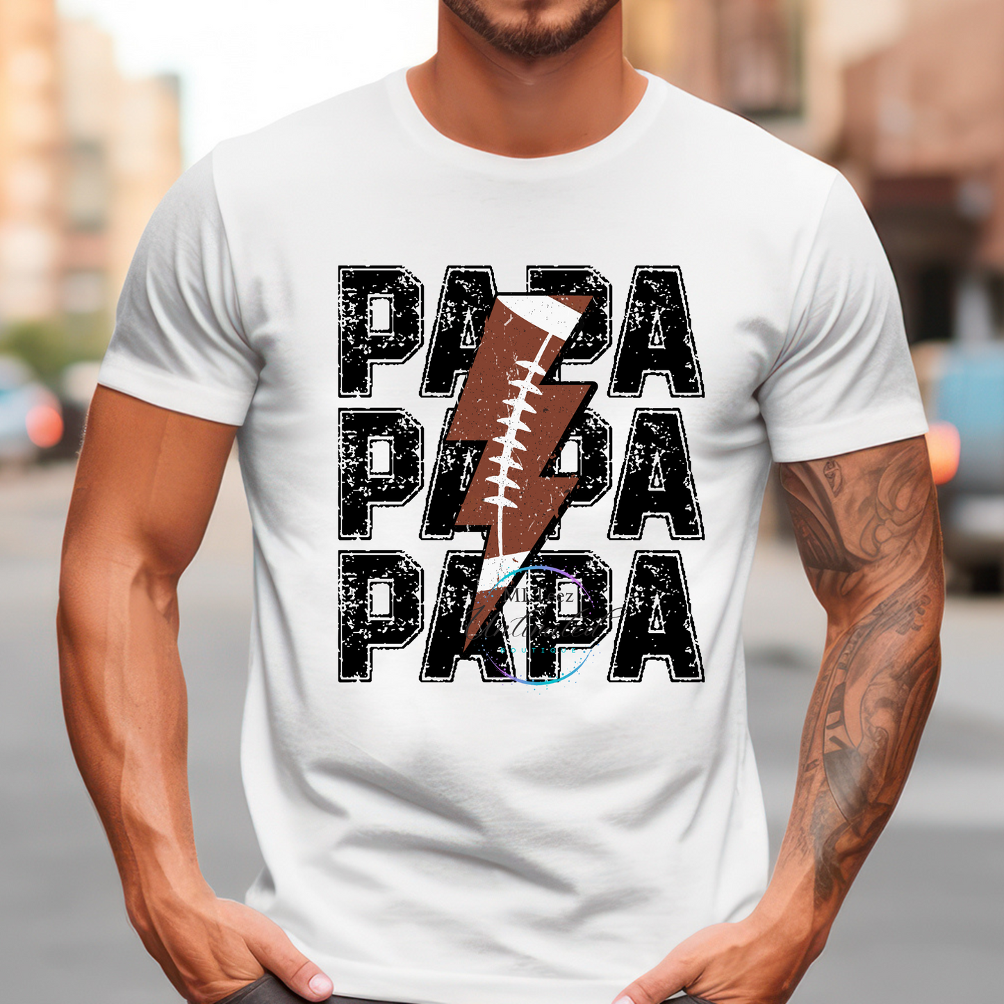 Football Papa (Football Lightening)  DTF Direct To Film