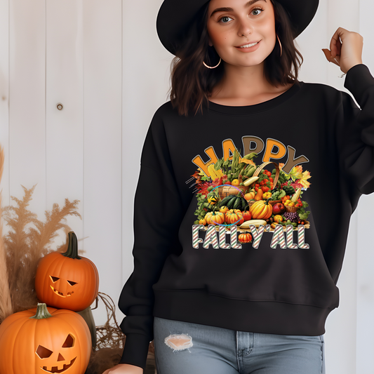 Happy Fall Y'all (2) DTF Direct To Film