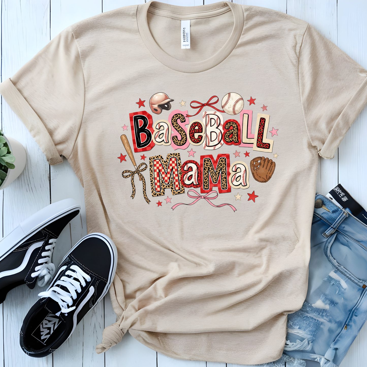 Baseball Mama (44) DTF Direct To Film