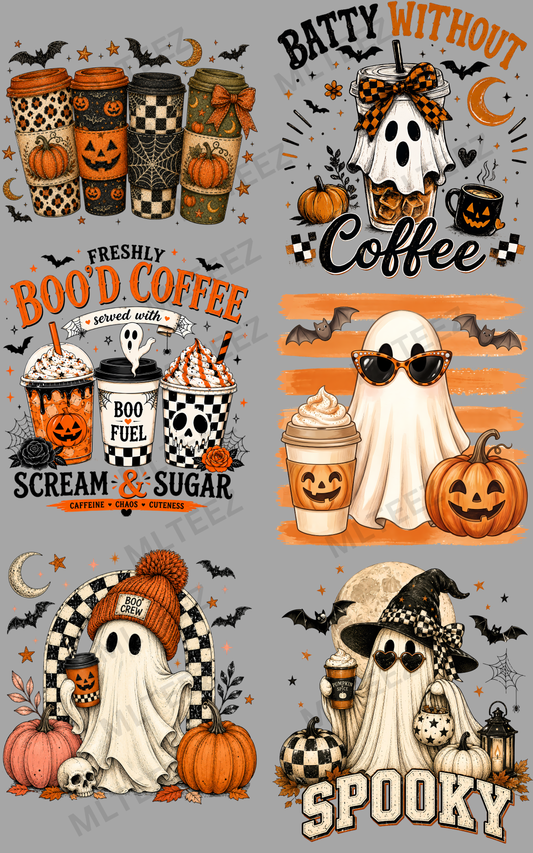 BATTY WITHOUT COFFEE (1) PREMADE GANGSHEET - 22X36 DTF TRANSFERS - DIRECT TO FILM