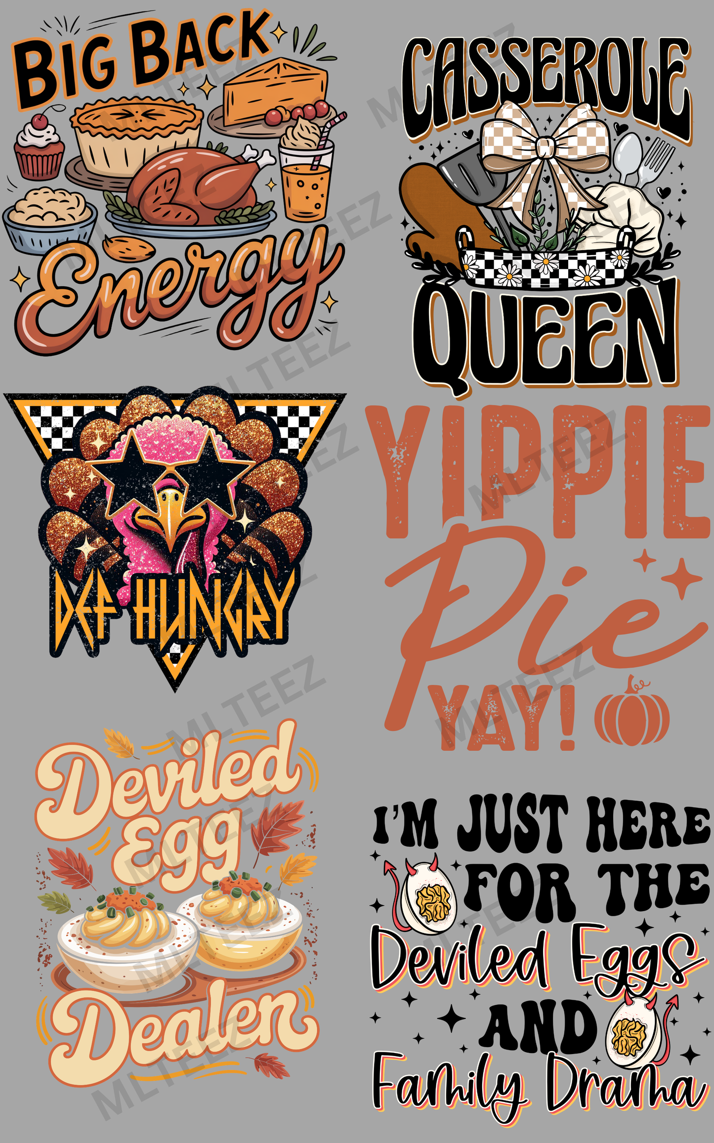 BIG BACK ENERGY (1) PREMADE GANGSHEET - 22X36 DTF TRANSFERS - DIRECT TO FILM