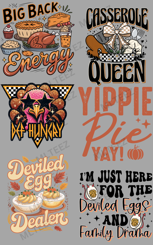 BIG BACK ENERGY (1) PREMADE GANGSHEET - 22X36 DTF TRANSFERS - DIRECT TO FILM